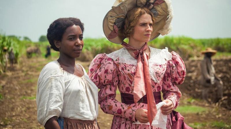 Tamara Lawrance and Hayley Atwell in The Long Song, BBC