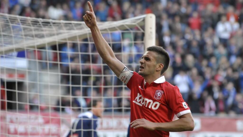Dusan Tadic while at FC Twente last season. Photograph: Getty Images