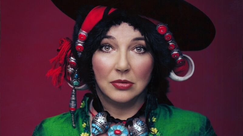 Kate Bush: her debut single of 1978 Wuthering Heights was inspired by the Emily Bronte novel.