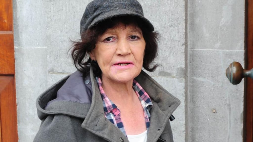 Agnes McCarthy arriving at Tullamore Courthouse. Photograph: James Flynn/APX