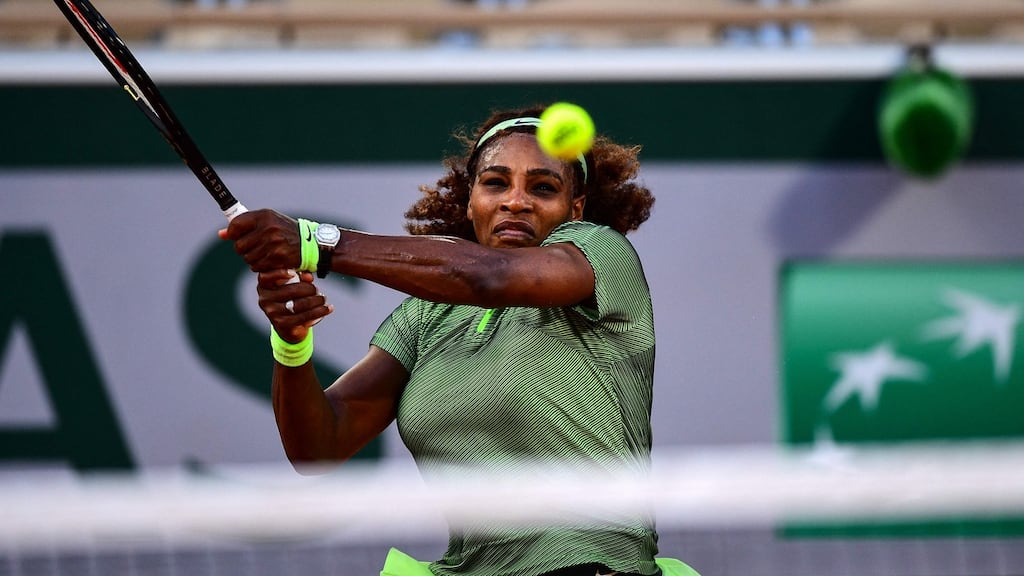 Serena Williams is into the third round of the French Open. Photograph: Martin Bureau/Getty/AFP