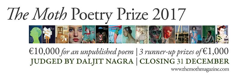 The Moth Poetry Prize is open to anyone, and the poems can be on any theme and of any length