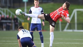 Derry City lose top billing as St Patrick’s Athletic fight hard for Brandywell point