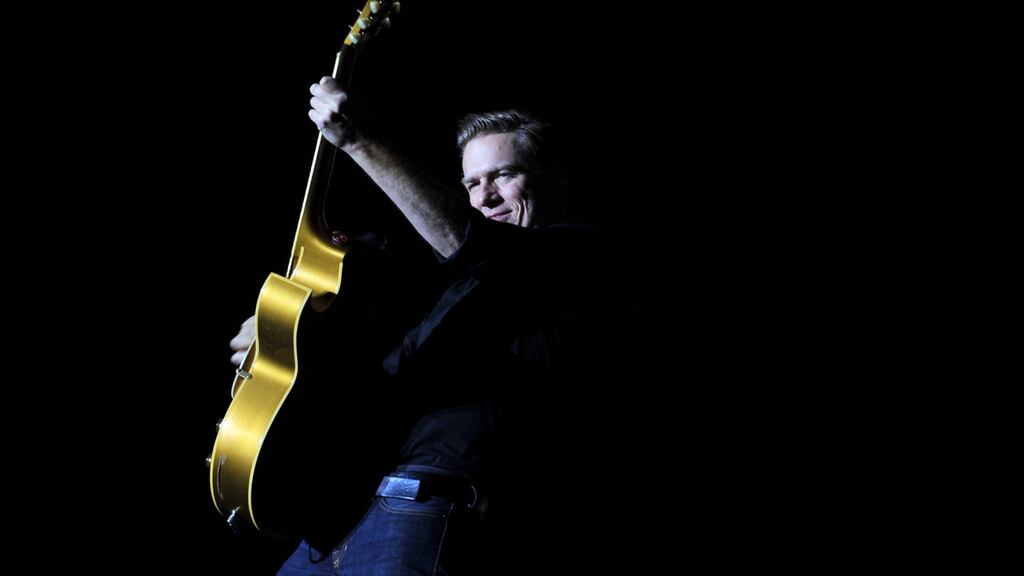 Bryan Adams will play the 3Arena in Dublin on Tuesday. File photograph: Sajjad Hussain/AFP/Getty Images