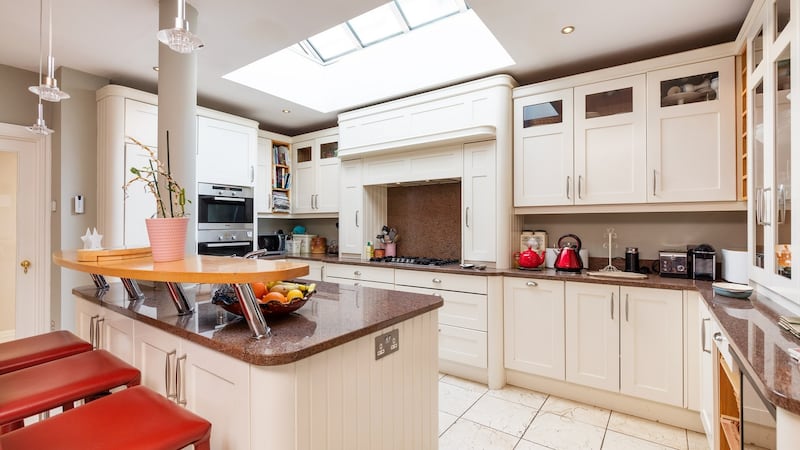 Bespoke kitchen with atrium light