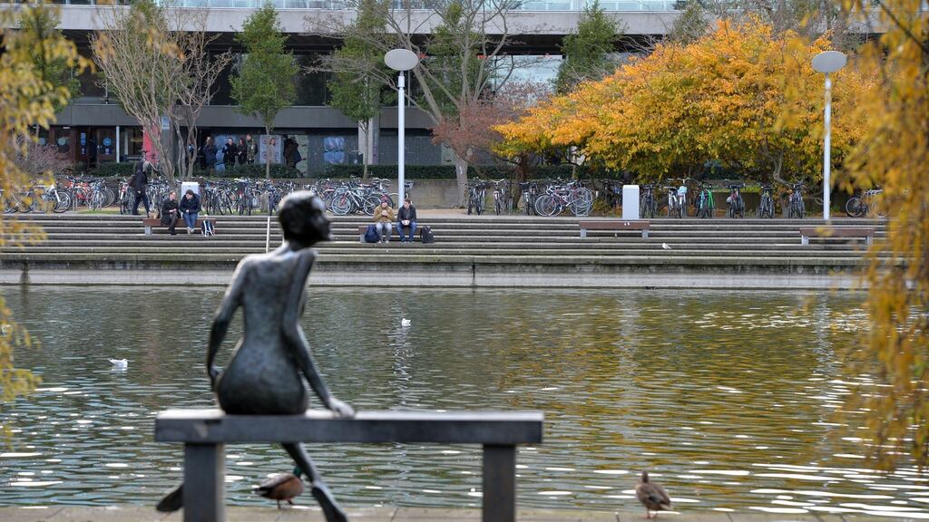 An ‘Irish Times’ analysis of student enrolment and grant data for last year shows UCD had the fewest grant-recipients, followed by Trinity College Dublin. Photograph: Alan Betson