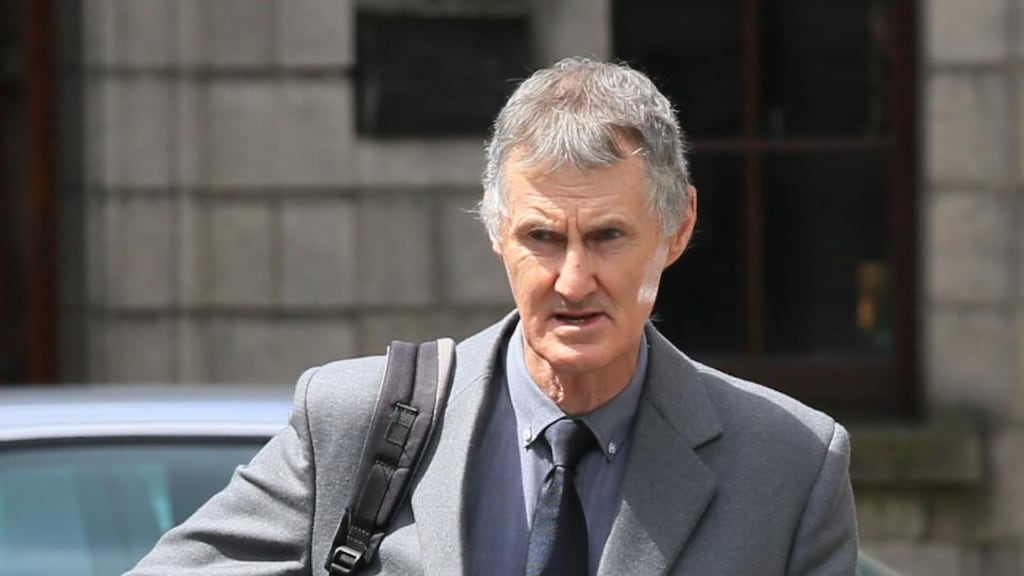 Former Archbishop of Benin, Richard Burke, at the Four Courts. Photograph: Collins