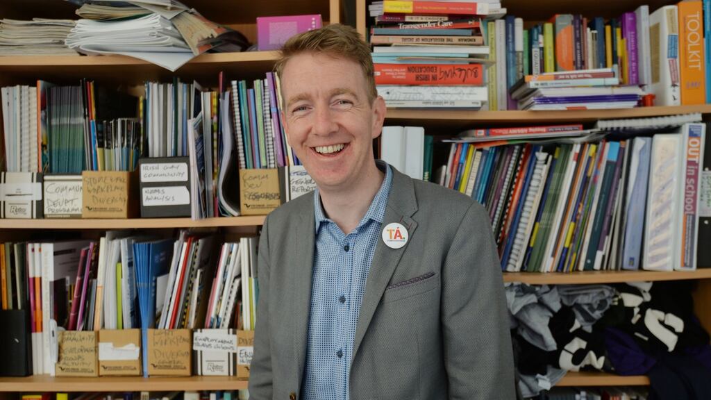 Tiernan Brady of Glen, the Gay and Lesbian Equality Network. Photograph: Alan Betson/The Irish Times