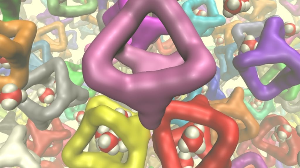Porous liquids contain up to 10,000 times the number of cavities that are found in other liquids.