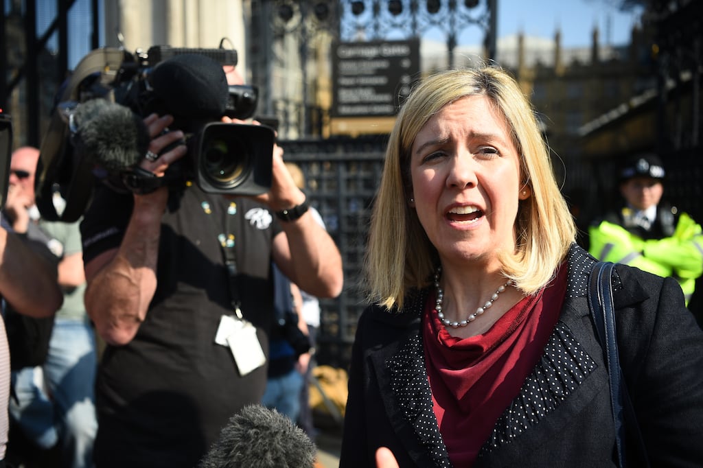 Andrea Jenkyns MP described the crowd outside Downing Street on Thursday as 'a baying mob' and said she was 'only human' File photograph: Kirsty O'Connor / PA Wire