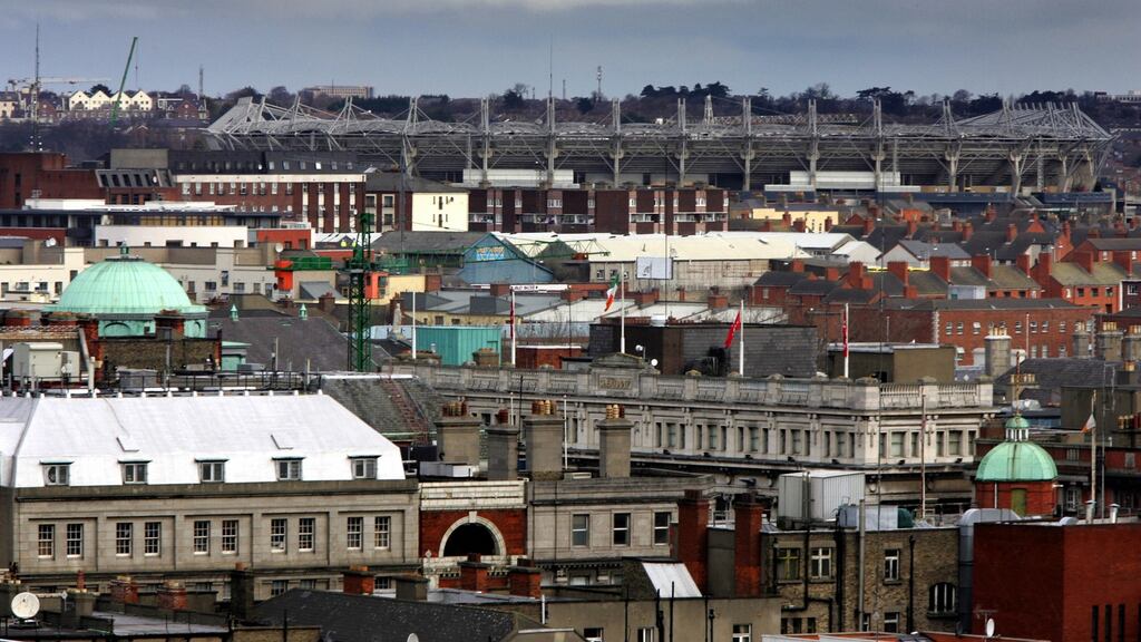 An aerial view of Dublin city. File photograph: Frank Miller