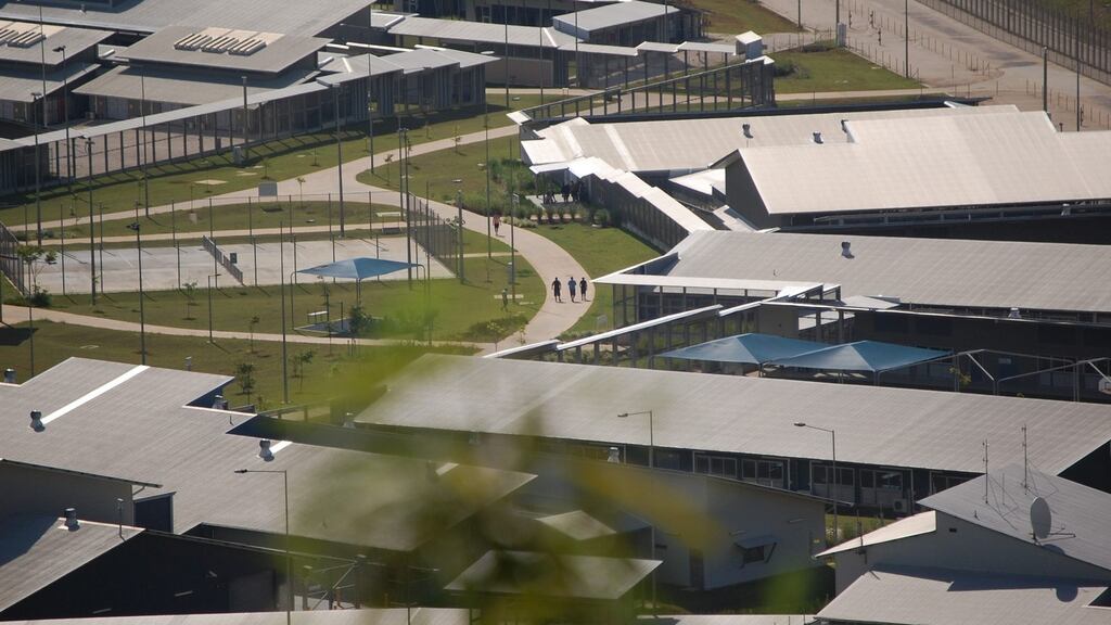 Christmas Island Immigration Detention Centre. Photograph: Andrea Hayward/EPA