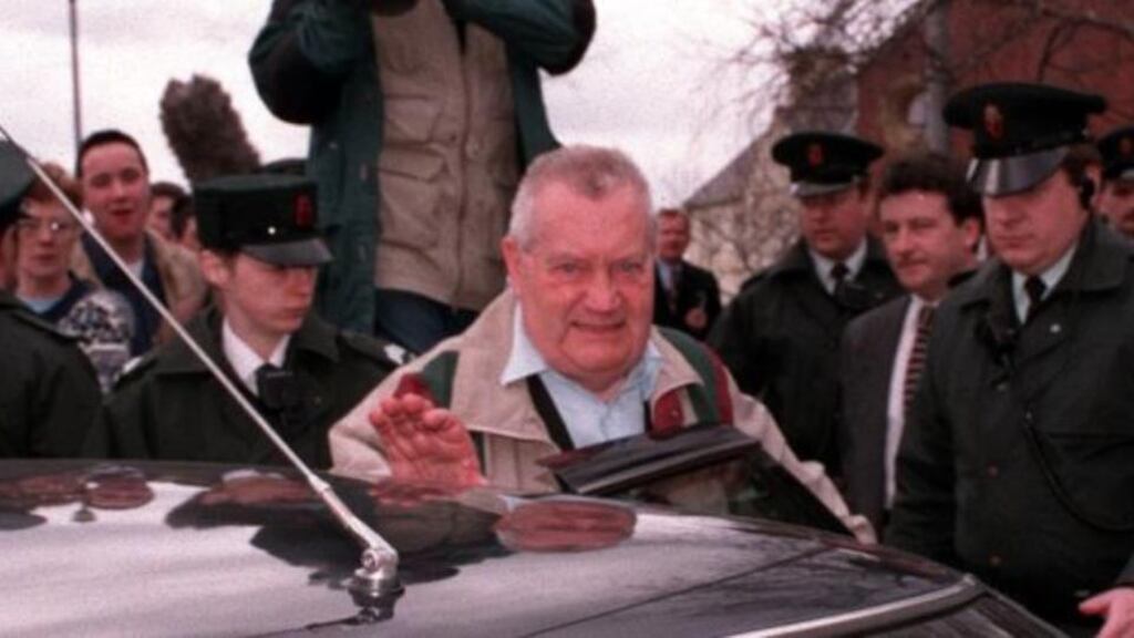 Paedophile priest Brendan Smyth wrote to the late Cardinal Cahal Daly from prison to deny that his sexual abuse of boys and girls had caused serious damage to the Catholic Church. Photograph: Pacemaker