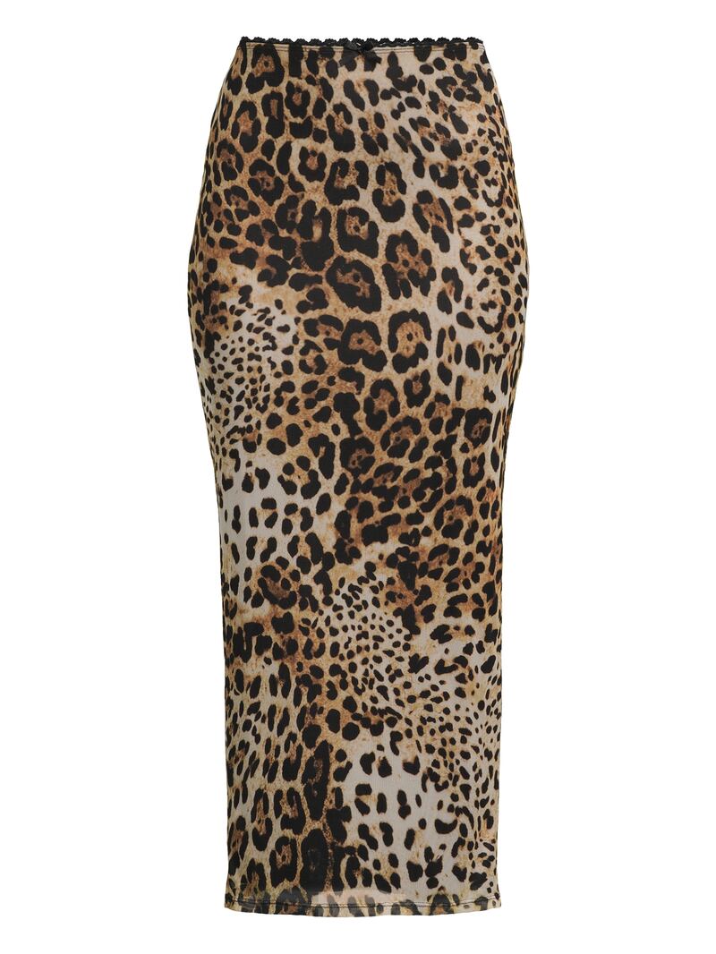 Leopard print skirt, €36, V by Very