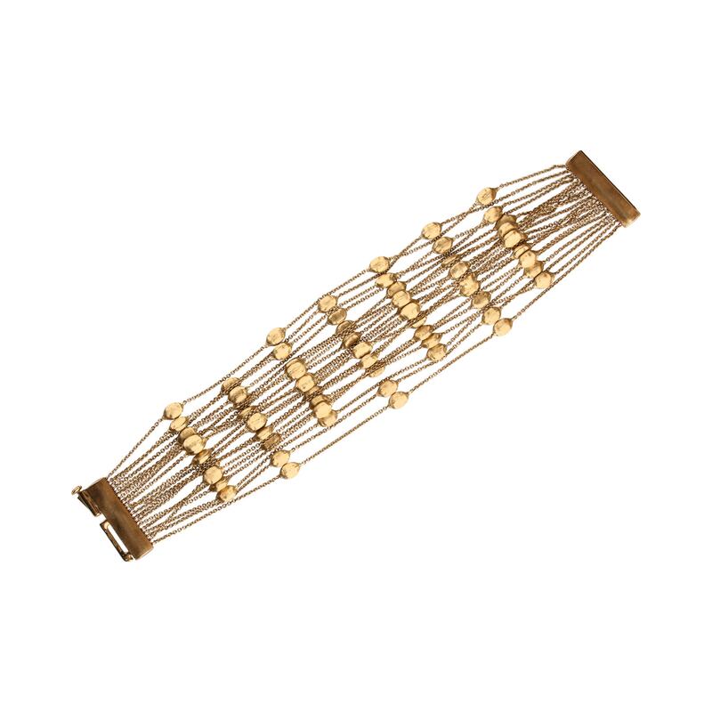 An 18th-carat gold bracelet made by the Italian brand Marco Bicego