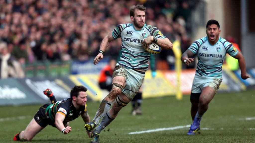 Leicester's Tom Croft showing a return to the form of 2009