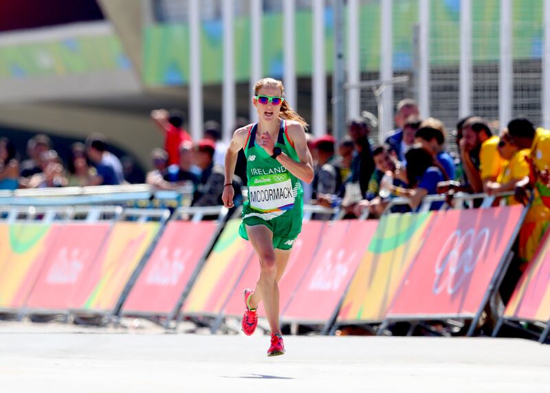 Ireland's Fionnuala McCormack will compete in the women's marathon, the last athletics event. Photograph: James Crombie/Inpho
