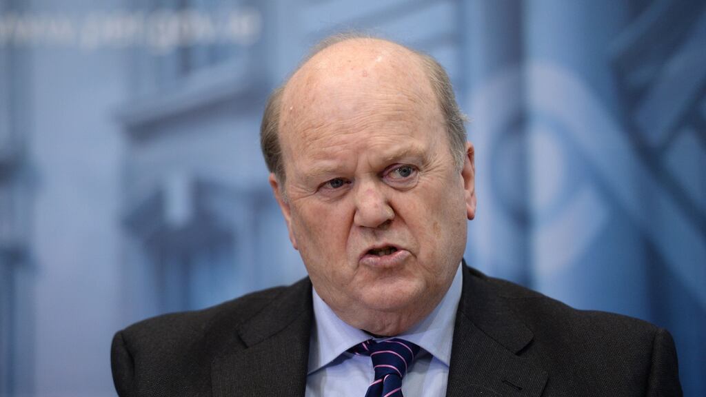 Michael Noonan: The Minister for Finance increased the value of tax-free gift cards from €250 to €500 in October’s budget. Photograph: Dara Mac Donaill