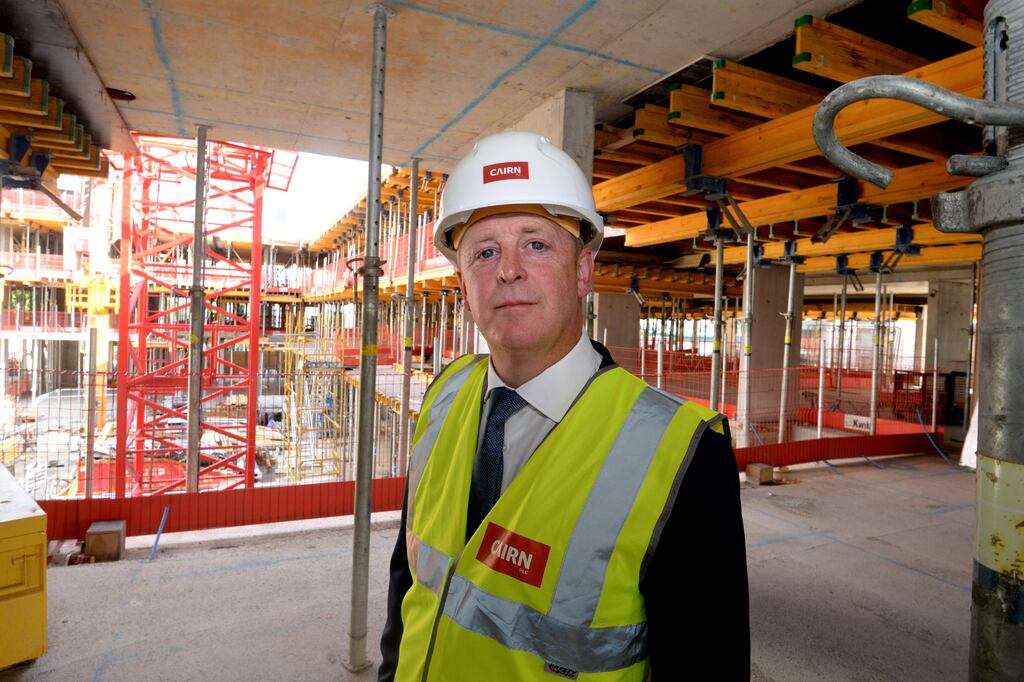 Michael Stanley, Cairn Homes chief executive. The housebuilder enjoyed a record first half, earning €31.8 million profit before tax. Photograph: Cyril Byrne