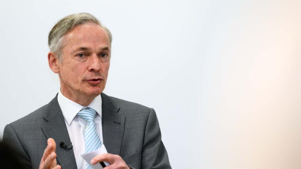 Minister for Jobs, Enterprise and Innovation Richard Bruton welcomed the announcement by ChinaHR that it is investing €30 million in its operations in China.Photograph: Eric Luke