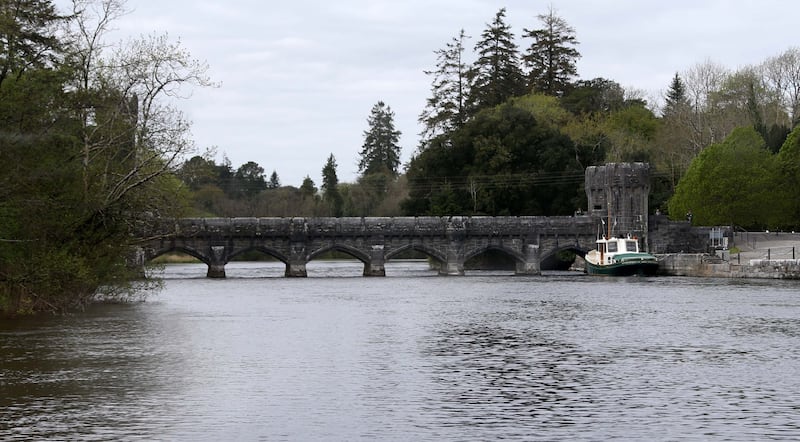 The picturesque bridge over the entrance to Ashford Castle, Cong - a stunning venue for the star-spangled McIlroy-Stoll wedding. Photograph: Colin Keegan/Collins Dublin