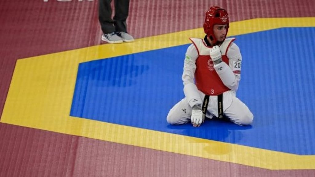 Irish Olympian Jack Woolley, who competed in taekwondo, was physically assaulted in Dublin city on Friday night. Photograph: Javier Soriano/AFP/Getty