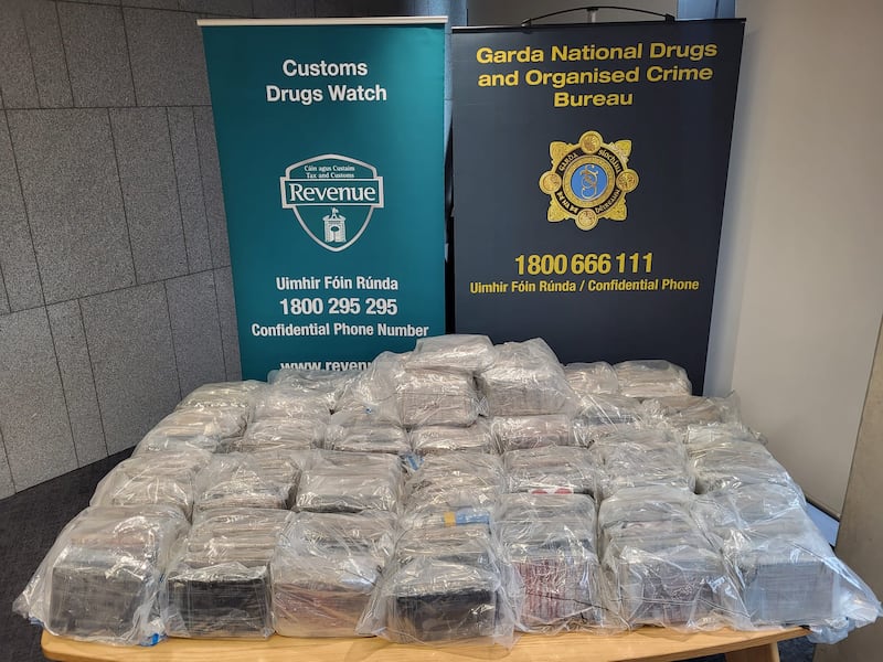 Gardai discovered €10.5 million worth of suspected cocaine in a secret fuel tank compartment after searching a truck in Co Wexford.