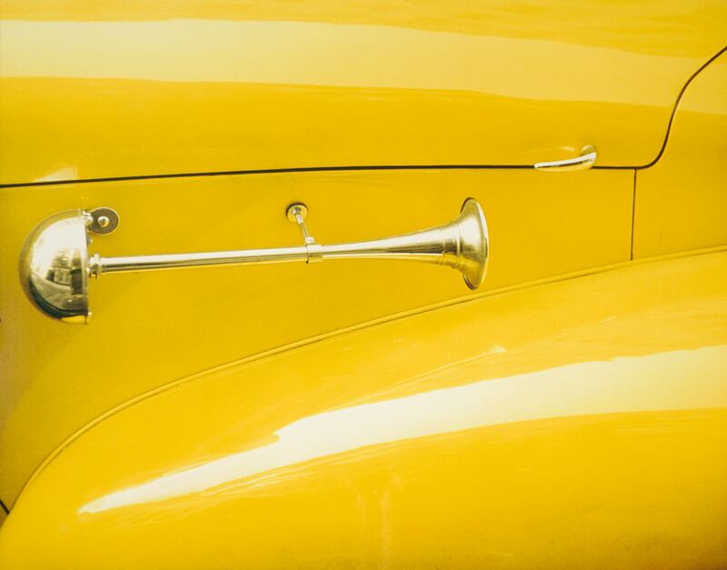 Arthur Siegel’s Sportscar. Dye transfer print. Bank of America Collection © Estate of Arthur Siegel