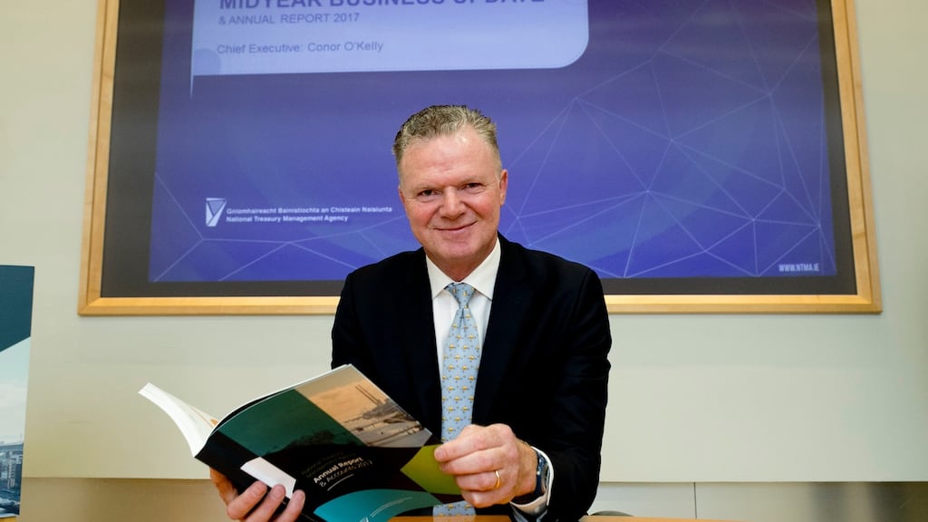 National Treasury Management Agency chief executive Conor O’Kelly. Photograph: Iain White/Fennells.