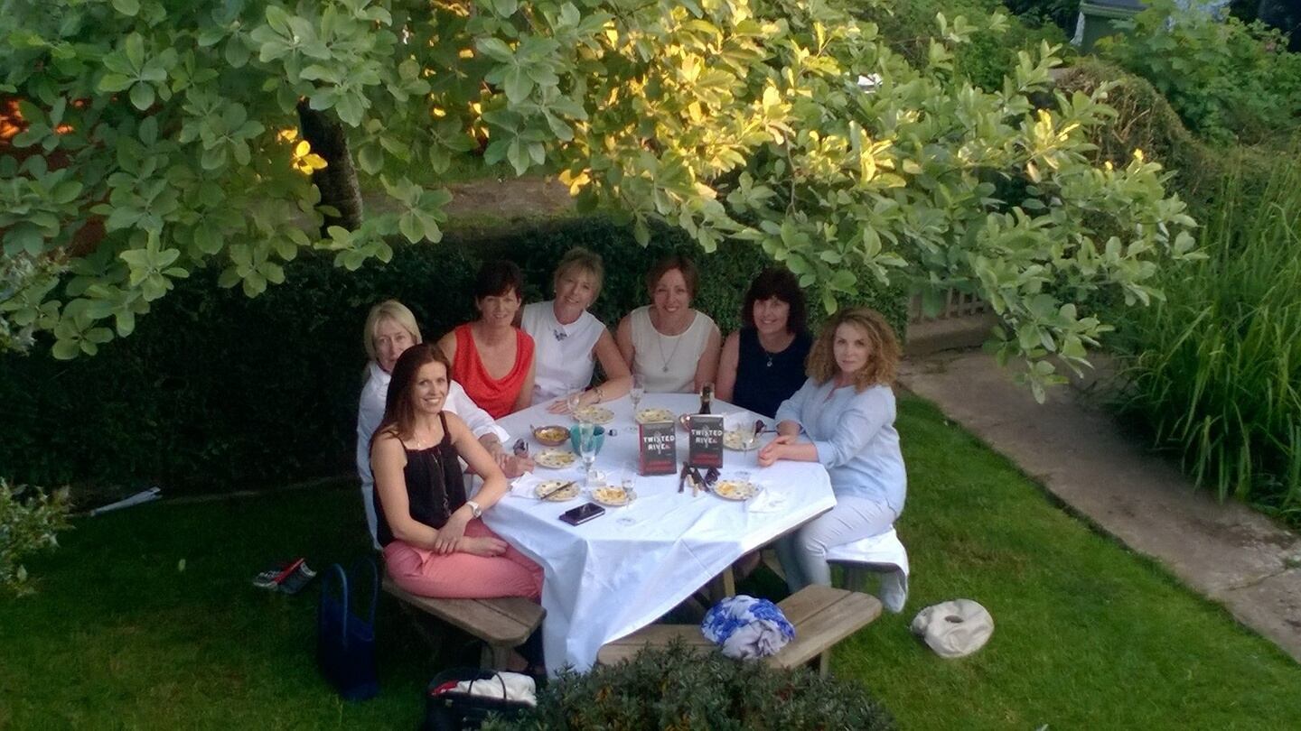Books Fizz, from left, Catherine O’Brien, Sandra O’Malley, Sarah Phillips, Siobhan MacDonald, Catherine Hogan, Terri Coleman and Jackie O’Dwyer