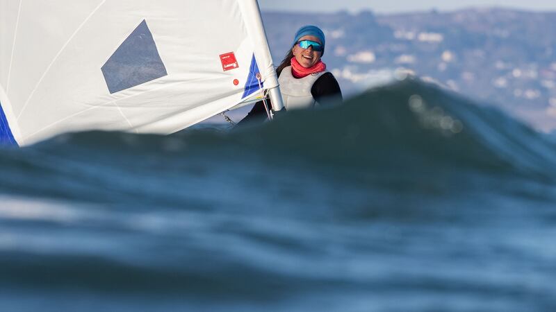 Annalise Murphy in action on Dublin Bay. “I worry about if I’m going to have the right motivation to keep on training at the same level, to be in the best possible shape of my life, to have the best possible mental attitude for the Olympics if they do happen next year.” Photograph: Bryan Keane/Inpho