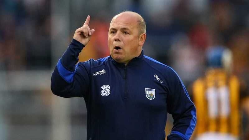 Derek McGrath: “That is the pleasing thing about it: it was a proper competitive game, proper contest.” Photograph: Cathal Noonan/Inpho