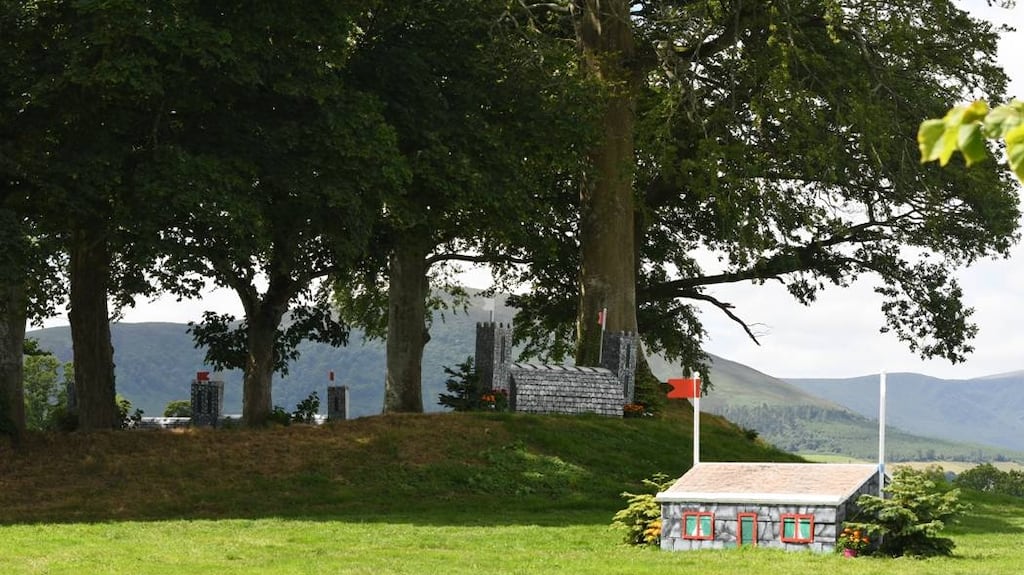 One of the feature fences on this year’s European eventing championship track at Millstreet, Co Cork