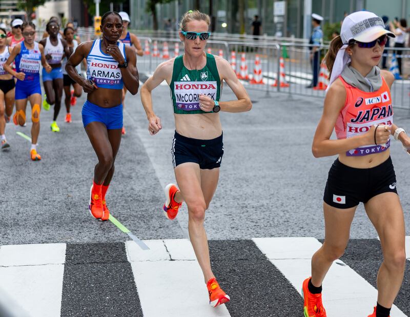 Fionnuala McCormack was outstanding in the women's marathon in Tokyo. Photograph: Morgan Treacy/INPHO