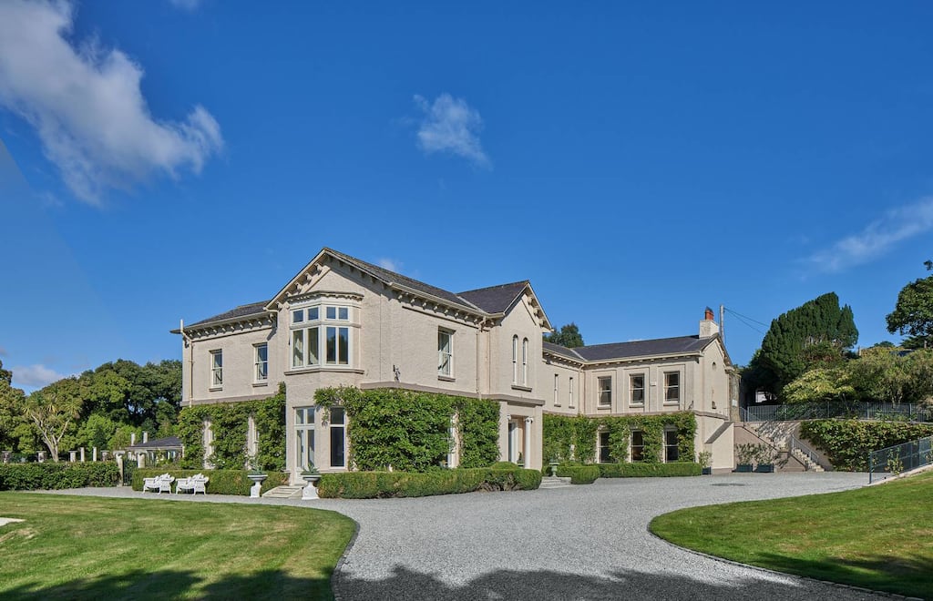 The palatial residence is likely to appeal to a well-heeled buyer looking to impress their guests with its ample entertaining space, indoor and outdoor swimming pools and acres of formal Italianate gardens.
