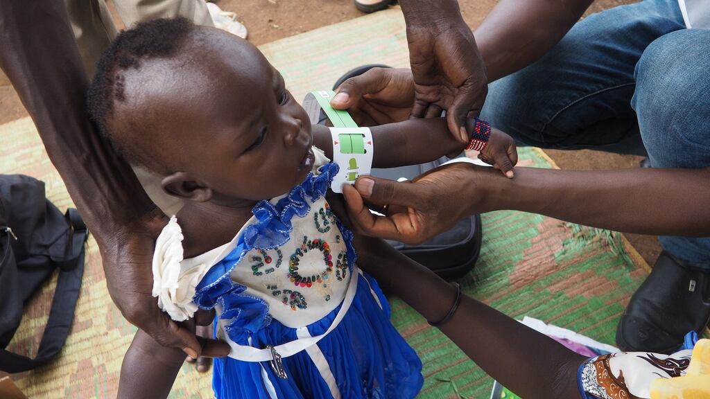 Goal’s nutrition team is developing a screening tool which has the potential to save lives by combating malnutrition in babies aged under six months.