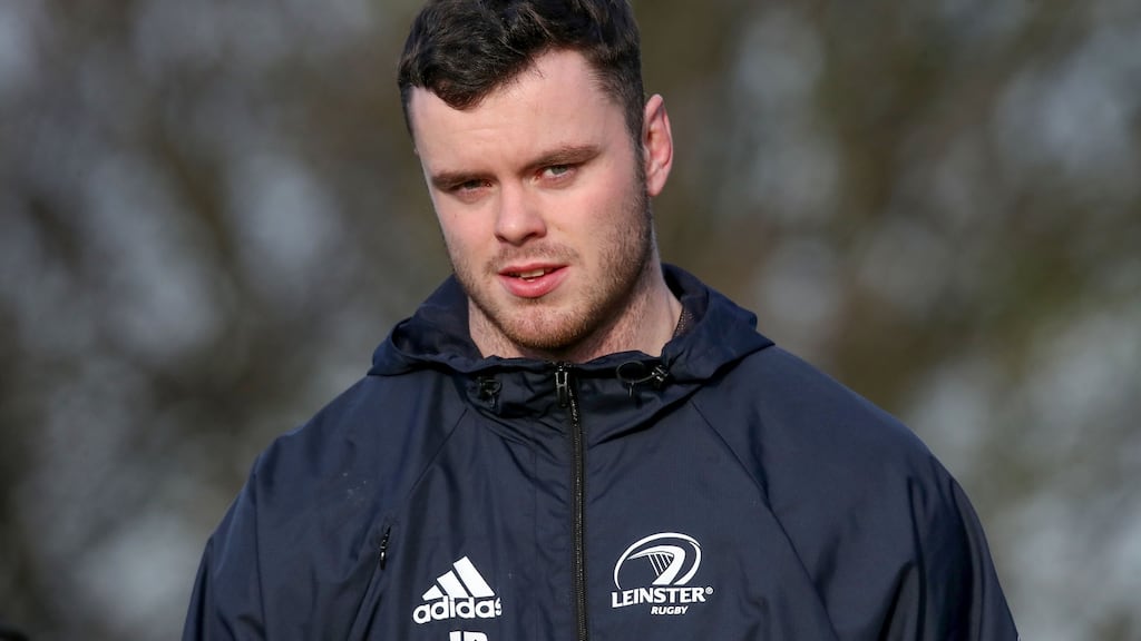 James Ryan suffered a shoulder injury in training before the recent break. File photograph: Inpho