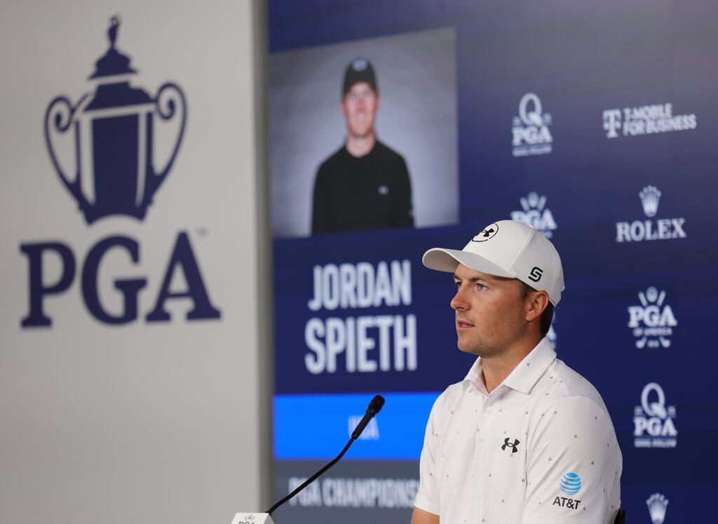 Jordan Spieth: 'I wake up in the morning and I’m very aware I had surgery.' Photograph: Andrew Redington/Getty Images