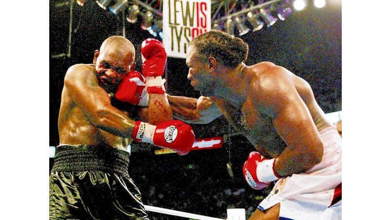 Mike Tyson and Lennox Lewis