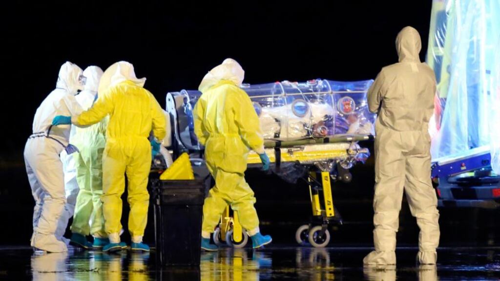 The nurse diagnosed with Ebola was part of the team that treated Spanish missionary Manuel Garcia Viejo (above). Photograph: Spanish ministry of defence/Reuters
