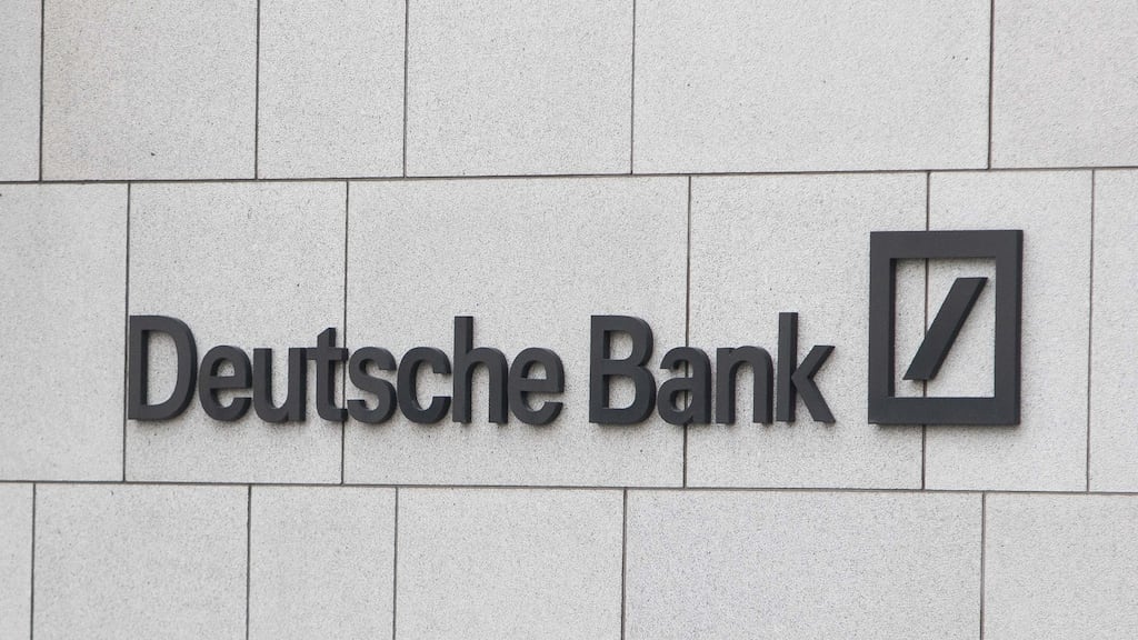 Deutsche’s shares have fallen 45 per cent in the past year amid worries about drops in revenues. Photograph: Tom Honan.