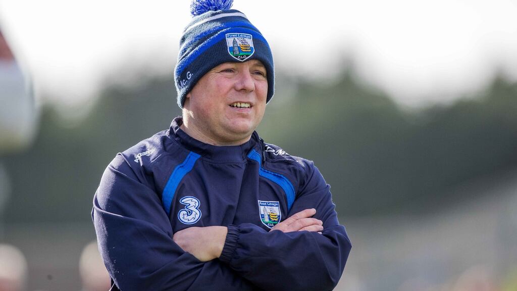 Derek McGrath: “I’m such an obsessive character. First thing in the morning I tend to think about hurling.” Photograph: Morgan Treacy/Inpho