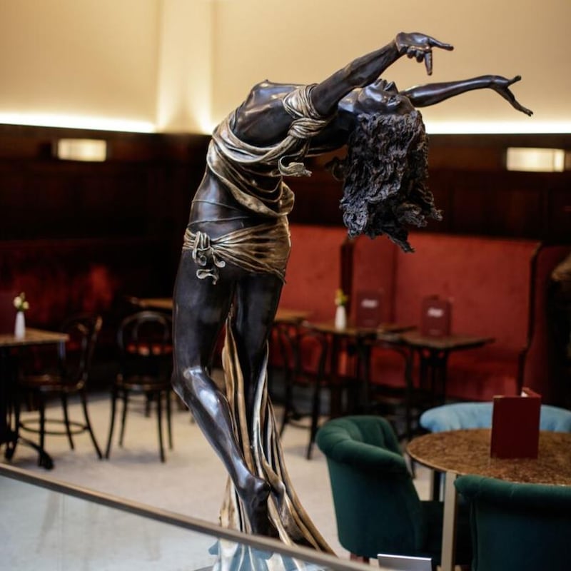 Bewley’s of Grafton Street: Mata Hari, sculpted by Paddy Campbell, at the landmark Dublin cafe