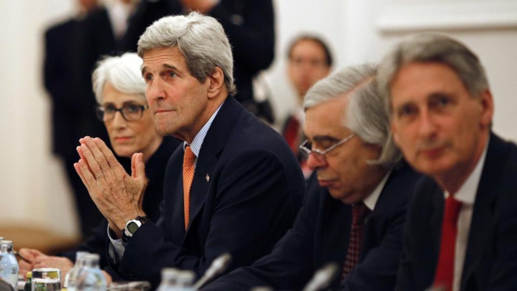 US secretary of state John Kerry at talks in Vienna over Iran’s nuclear programme. Photograph: Carlos Barria/Reuters