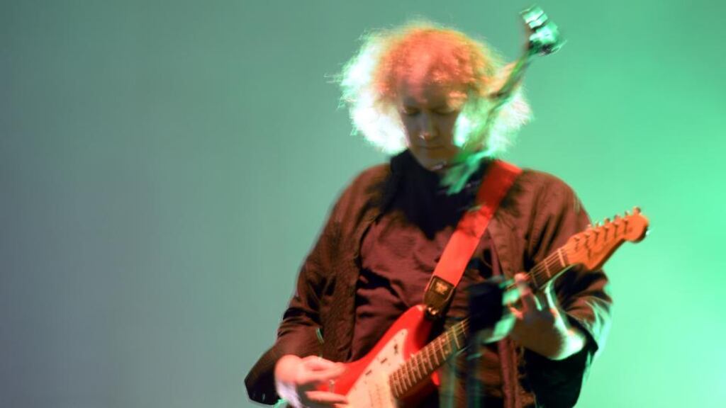 My Bloody Valentine on the main stage at the Electric Picnic Festival at Stadbally. Photograph: Brenda Fitzsimons/The Irish Times
