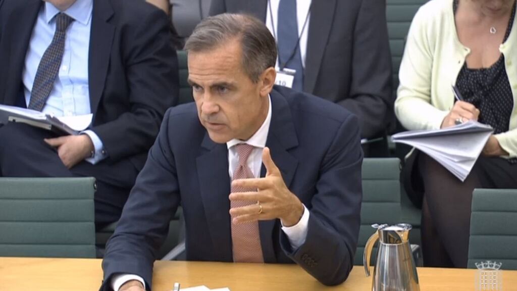 Governor of the Bank of of England Mark Carney. He delivered an upbeat assessment of Britain’s membership of the European Union on Wednesday.