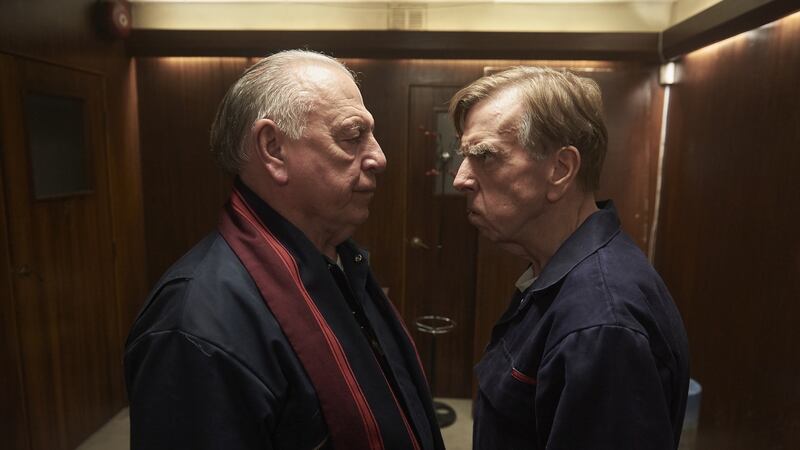 Kenneth Cranham and Timothy Spall in Hatton Garden