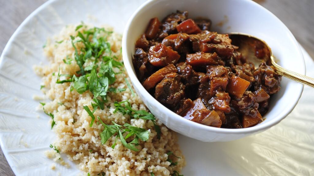 I’m very partial to a richly flavoured, meaty stew, and the more tender and mouth-watering it is, the better. Photograph: Aidan Crawley