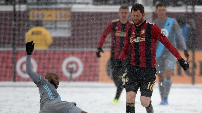Former Ireland underage international Chris McCann in action for Atlanta against Minnesota United in Minneapolis, Minnesota. Photograph: Hannah Foslien/Getty Images