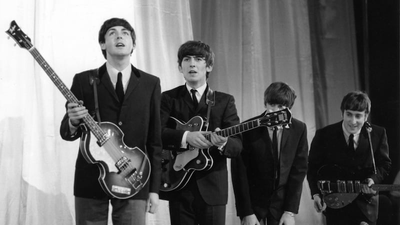 The Beatles: Paul McCartney, George Harrison, Ringo Starr and John Lennon in 1963. Photograph: David Redfern/Redferns via Getty